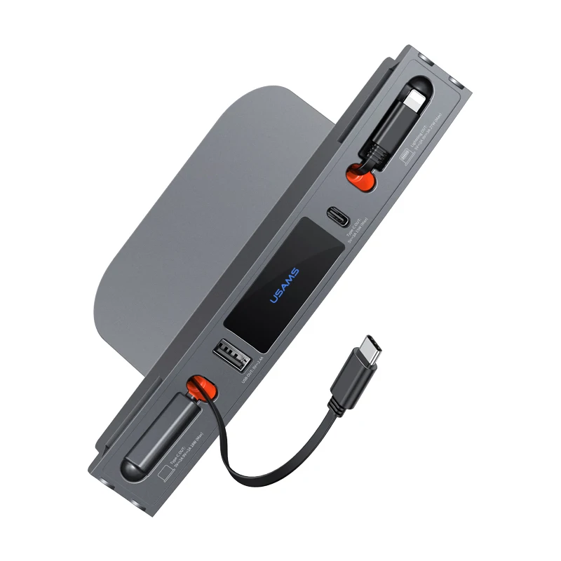 

SJ649 Popular for 3/Y 60W Car Central Control Fast Charging Docking Station USB Type C Hub