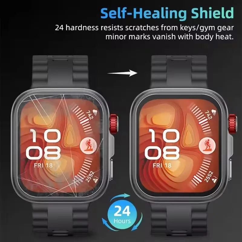 1–4 Stück Hydrogel-Folie für Huawei Watch Fit 3 4 5 Watch Fit 4 5 Pro, kratzfester Displayschutz – Detail 5