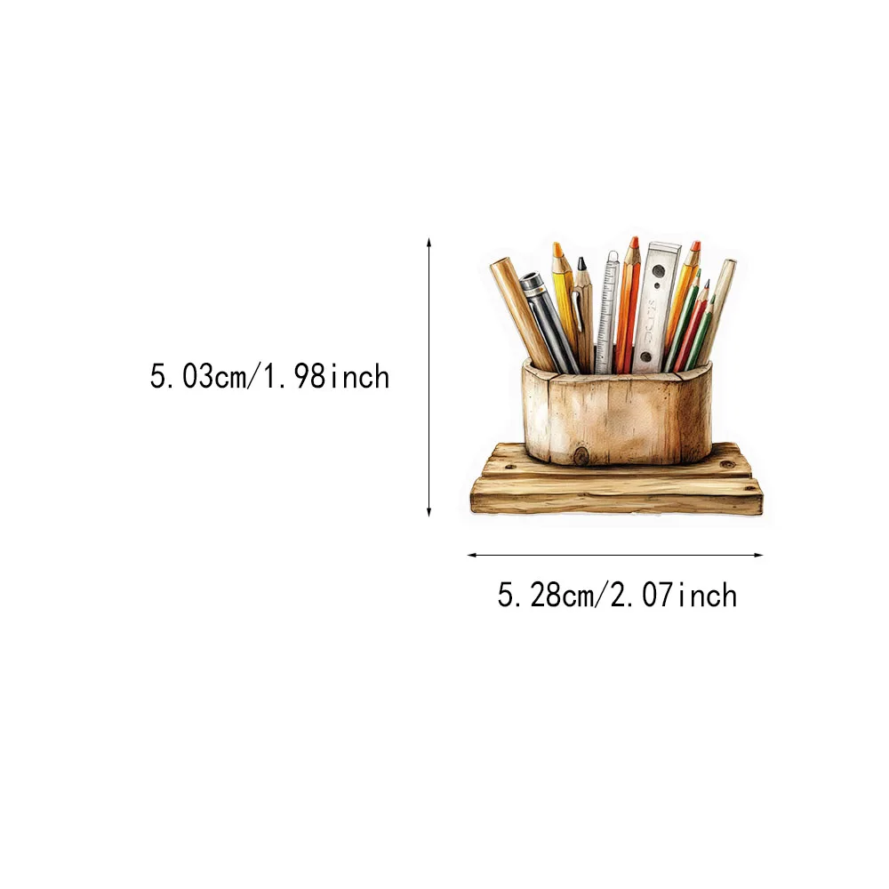 50PCS Home Art Theme Series Sticker Set DIY Phone Case Laptop Guitar Computer Transparent Decorative Stickers