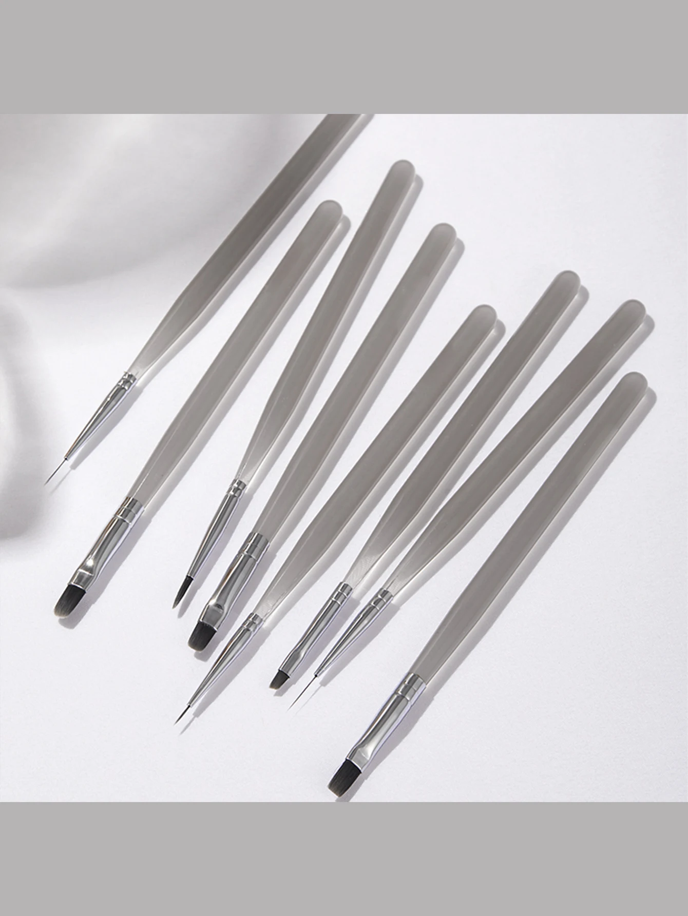 Ice Black Series Nail Brush Set Color Drawing Line Pen Advanced Set Phototherapy Pen Nail Special