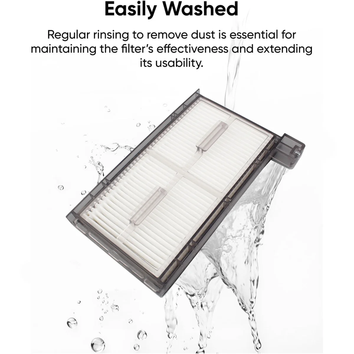 10PCS Replacement Washable Filters for X8 Pro / X8 Pro Robot Vacuum Cleaners Accessories HEPA Filter