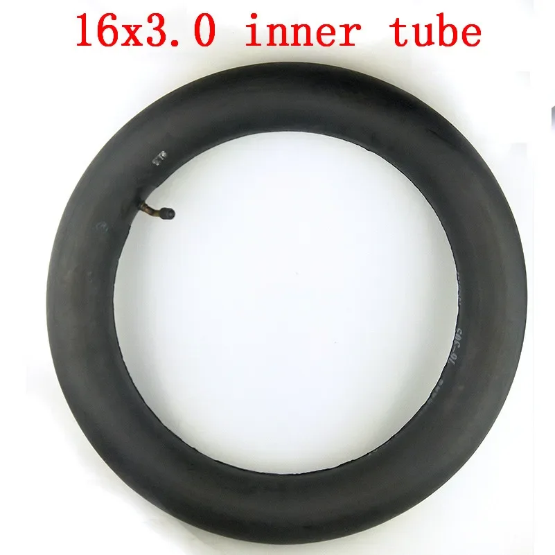 High quality 16X3.0 Inner Tube Electric Scooter & E Bikes 16*3.00 Tube Bent Valve Stem