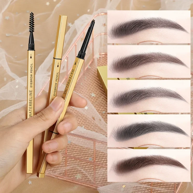 Double Head Eyebrow Pencil Long Lasting Waterproof 5 Colors Eye Brow Pen Tint Mascara Enhance Cosmetics Beauty Women Makeup