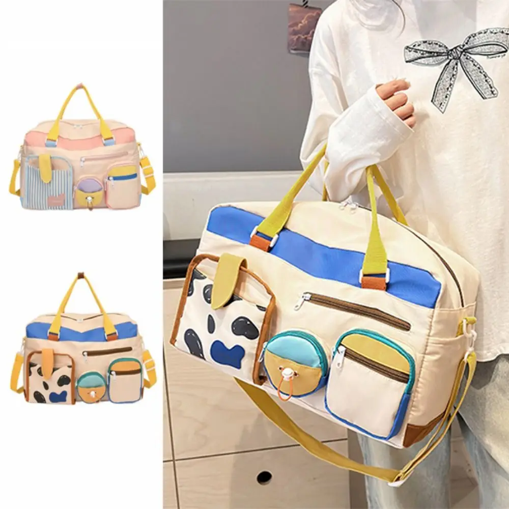 

Sturdy Kawaii Travel Duffel Bag Portable Crossbody Travel Luggage Bag Multi Pocket Wet Dry Separation Gym Shoulder Bag Travel