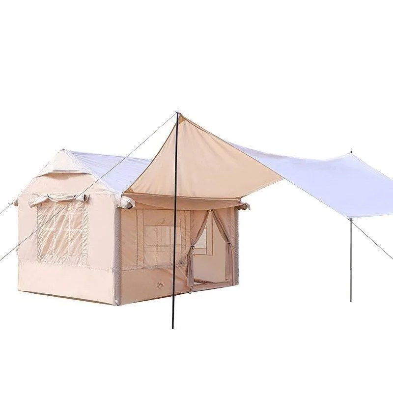 

Inflatable tent outdoor camping equipment automatic free construction thickened camping multi-person rainproof oversized