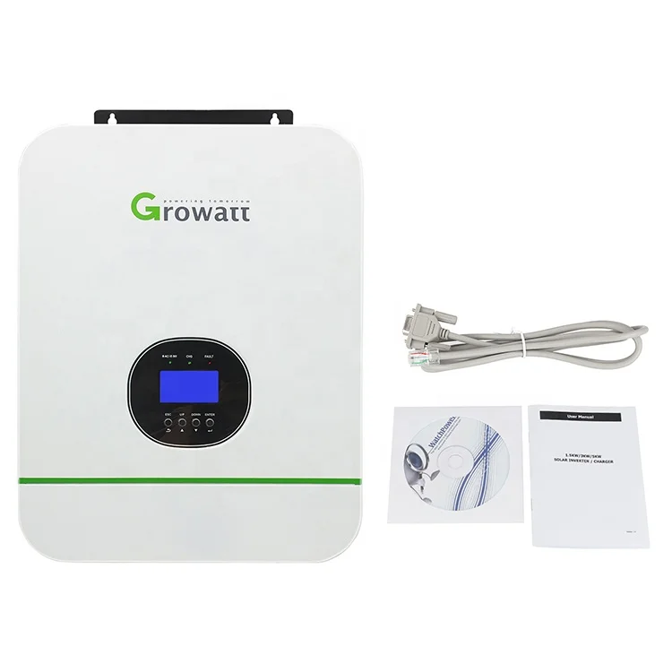 Growatt MPPT Off Grid Inverter 3KW 5KW 10KW Residential PV Power Inverter SPF 3000TL LVM-24 Pure Sine Wave Hybrid Solar Inverter