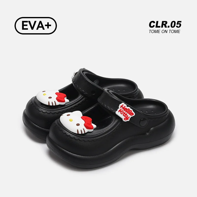Anime Hello Kitty Thick Platfo - Women'S Shoes Clogs ulasan dan harga