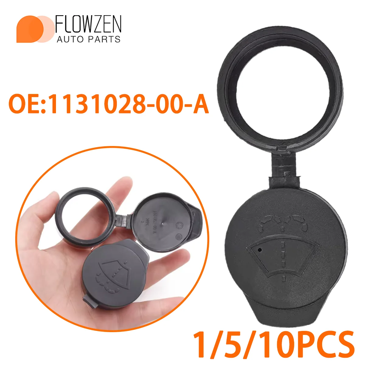 

Car Windshield Wiper Washer Fluid Reservoir Tank Cap Applicable For Tesla Model 3 S X Y 1131028-00-A Car Accessories
