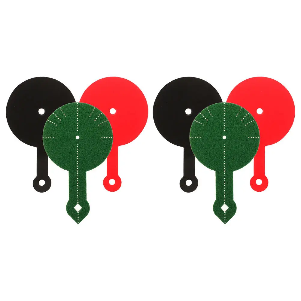 

6Pcs Billiard Aim Training Stickers Pool Table Aim Practicing Mat Wear Resistant Training Aid Billiards Accessory