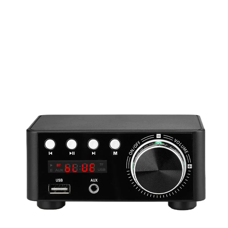 

100W Bluetooth 5.0 lossless hifi sound quality mini power amplifier, support U disk SD card RCA audio input