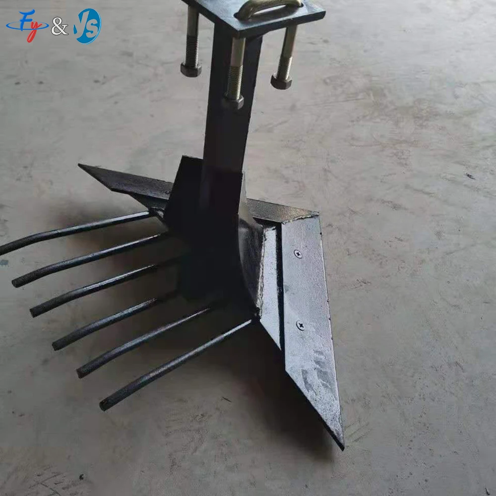Sweet potato and potato harvesting plow four-wheeled hand tractor, special harvesting plow for sweet potato digging