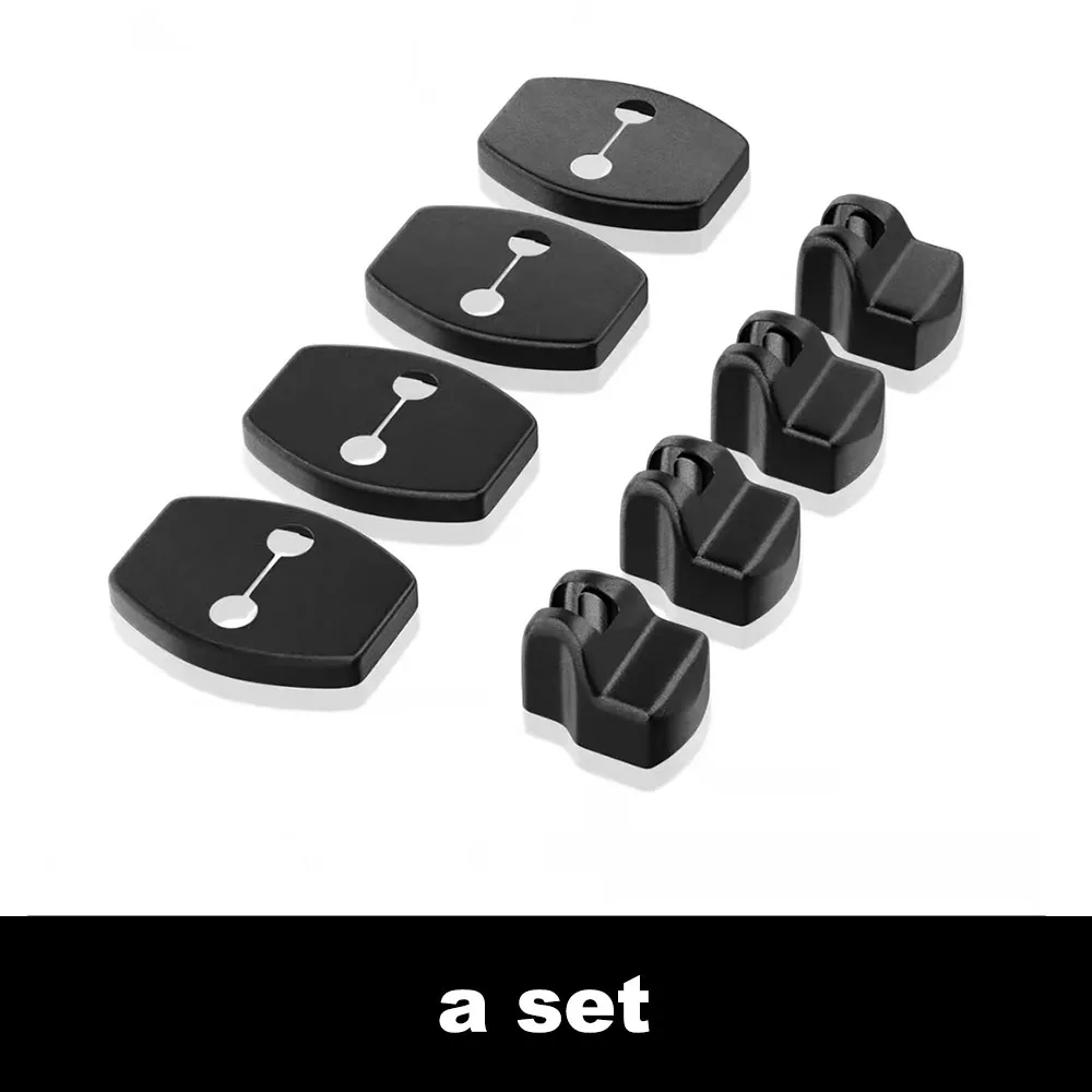 For BAIC BJ40 2024-2026 Door Lock Latch Cover Door Stopper Limiter Protector Shock Absorbing Buffer Pad Car Mod Parts 8PCS