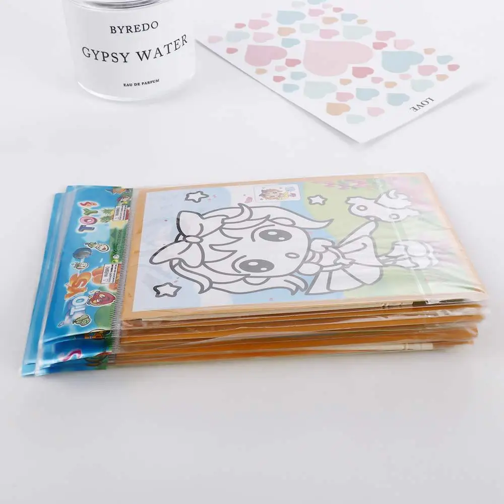 Cards Stickers Learning Toy Coloring Books Children's Toys Magic Scratch Drawing Board Colored Scratch Paper Magic Doodle Board