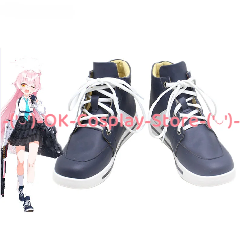 Takanashi-zapatos de Cosplay Hoshino, zapatos de PU hechos a medida, accesorios de Cosplay de archivo azul, botas de Carnaval de Halloween