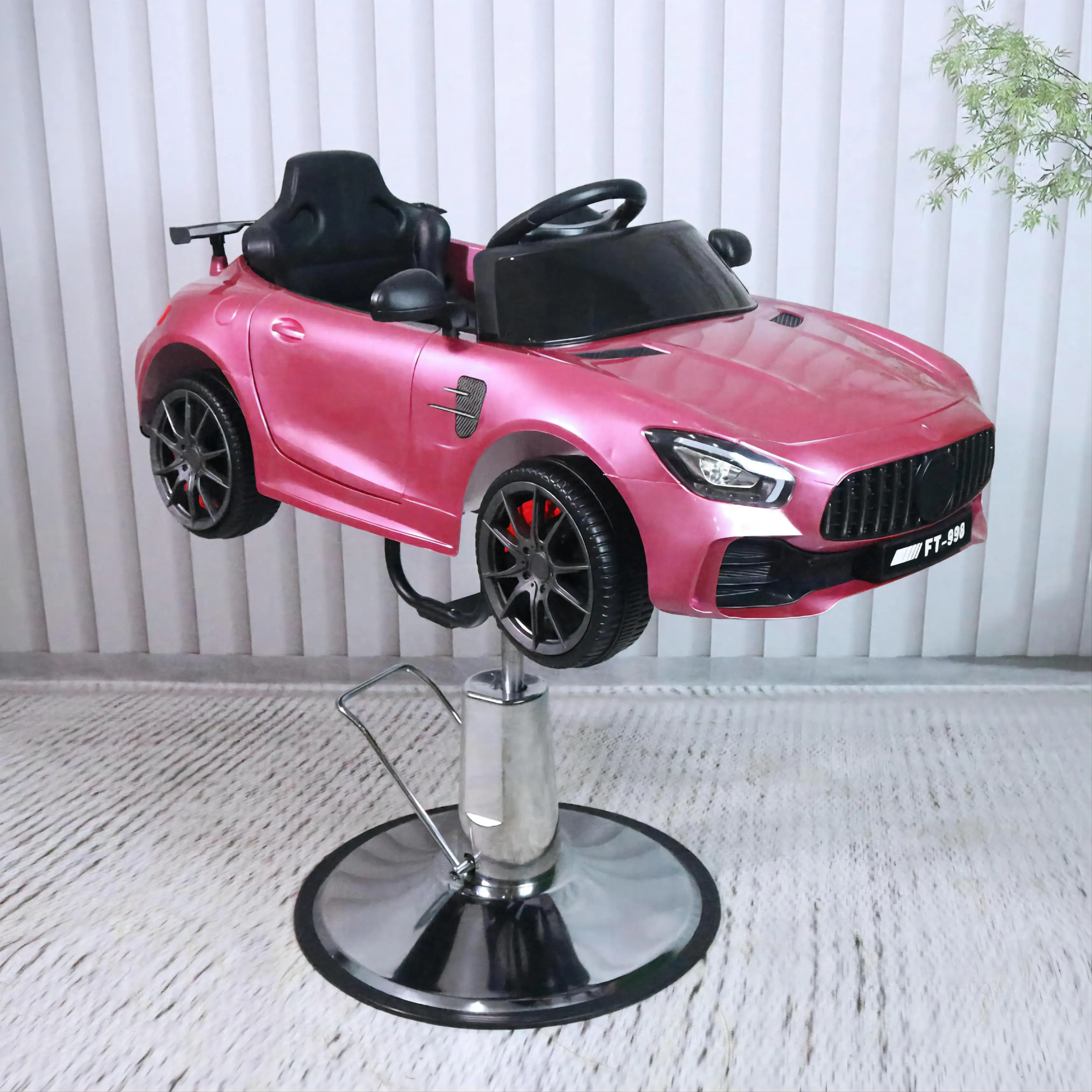 

Internet Celebrity Children's Car Haircut Chair Electric Cartoon Toy Children's Hair Lift Salon Seat Hair Salon