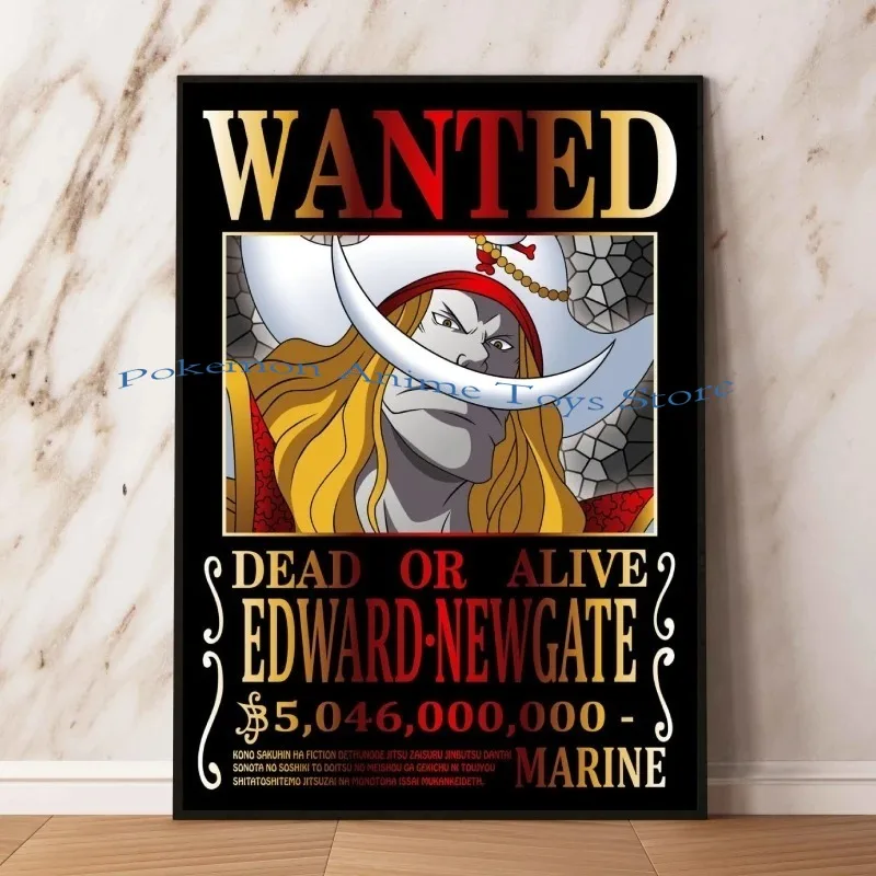 Canvas Posters One Piece Bounty Wanted Law Decoration Paintings Birthday Gifts Wall Art Modular Prints Classic Modern Home