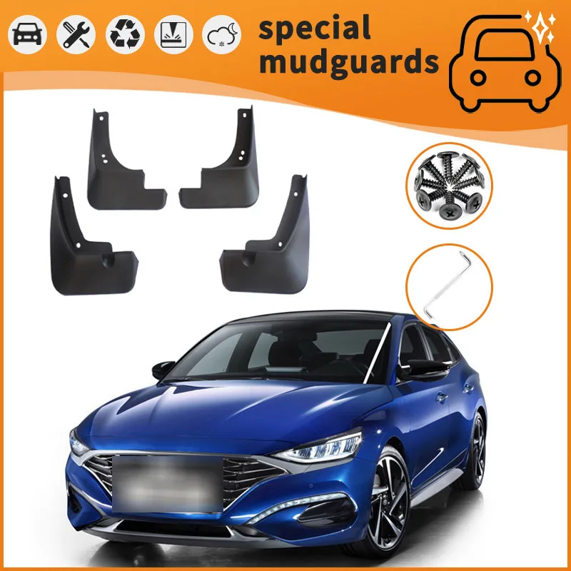 

For 18-24 modern Fiesta models Mudguards Fender Mudflaps Front Rear Flares Splash Guards Cover Car Accessorie