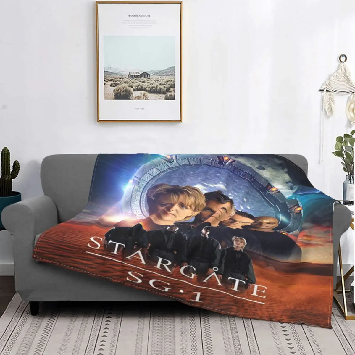 Stargate SG1 3 Deken Sprei Plaid Fleece Deken Zomer Sofa