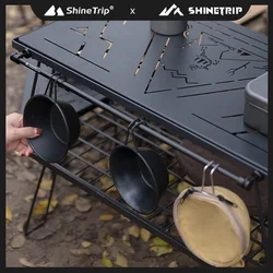 ShineTrip Outdoor Camping Cutlery Side Hanging Pole Magnetic Suspension Pole Portable Picnic Cups and Bowls Hanging Pole Camping