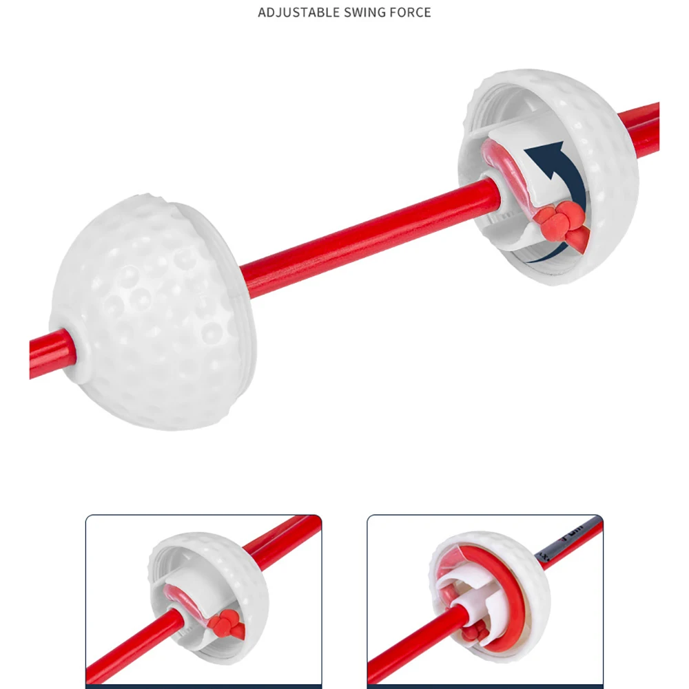 Entrenador de swing de golf portátil, ejercitador ajustable, Ayuda de entrenamiento para mejorar la rotación, hombro, palo de impacto interior, HGB017