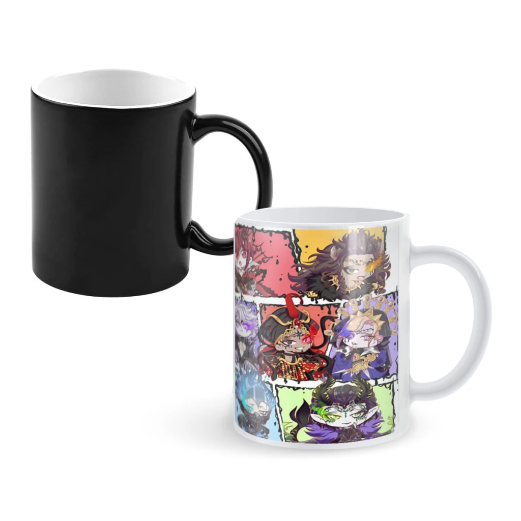 

OverblotsCoffee Mugs And Mug Creative Color Change Tea Cup Ceramic Milk Cups Novelty Gifts
