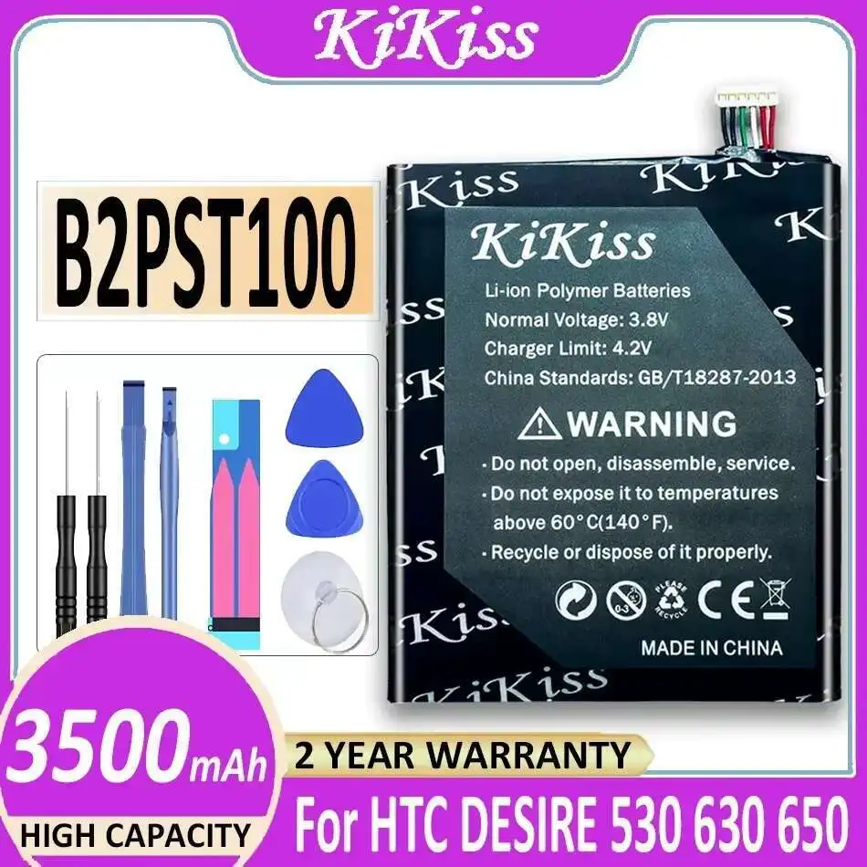 

Для Htc Desire 530 630 650 D530U 3500 мАч надежная замена B2PST100 аккумулятор мобильного телефона надежный источник питания
