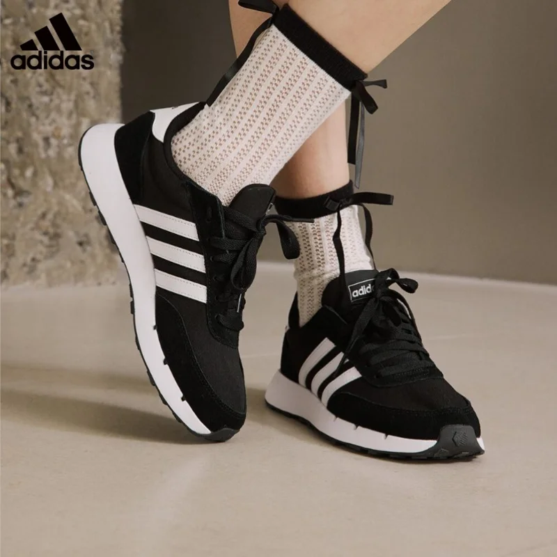 Adidas Neo Run 60s 2.0 Men's and Women's New Wear-resistant Mesh Fabric Sports Running Shoes JS3021