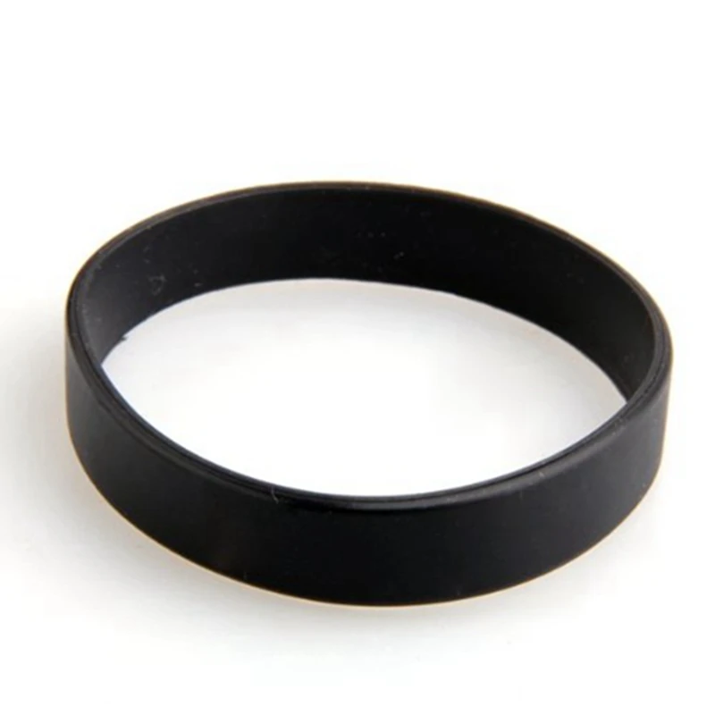 RISE-30 PCS Bracelet Bangle Rubber Black Sport 12 Mm Band TOP