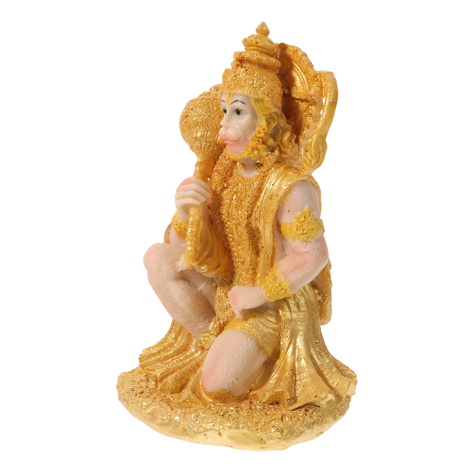 

God Statue Hindu Buddha Decor for Temple Resin Ramayana Tabletop Desktop Adorn Craft Statues Figurine