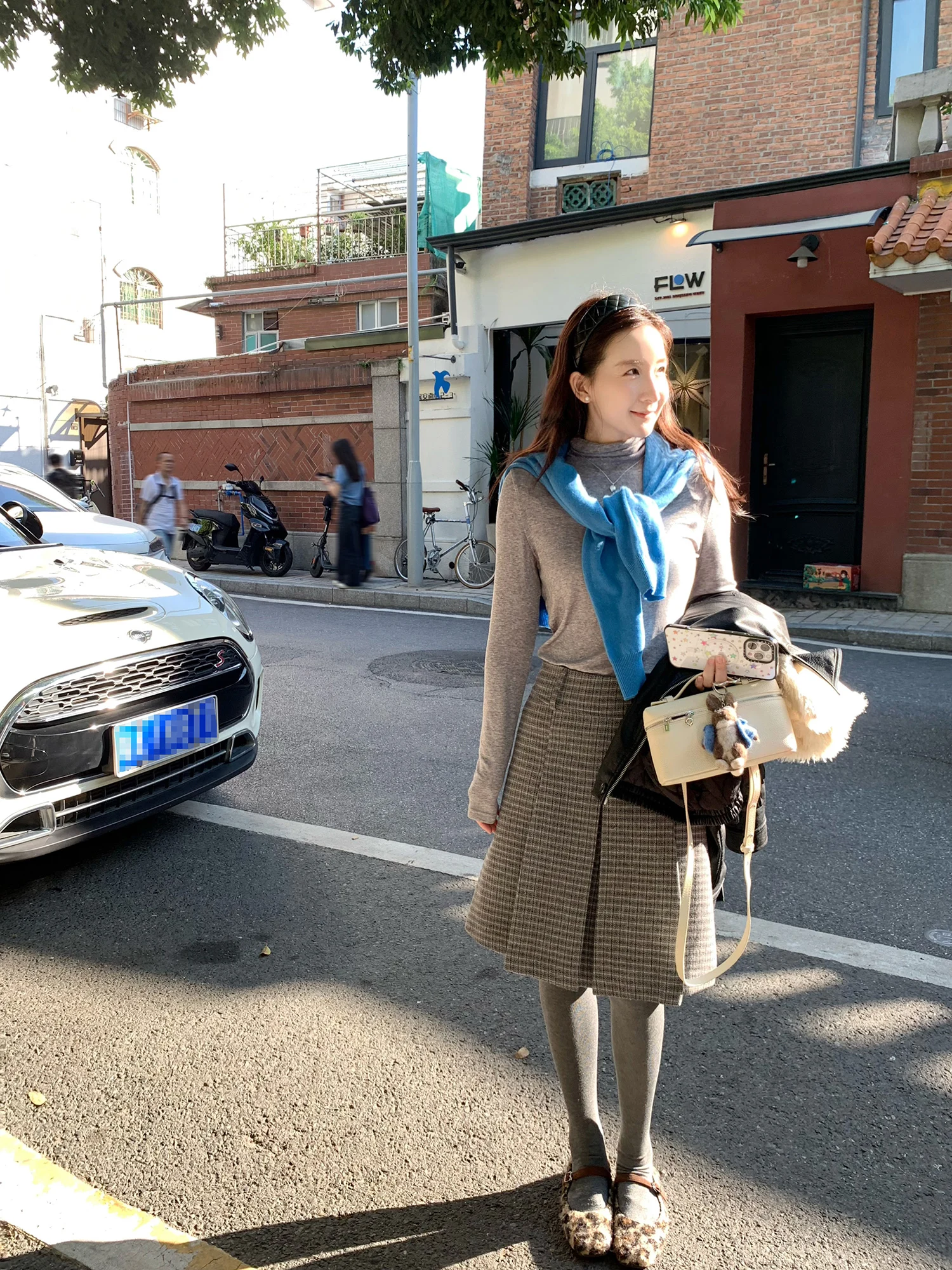 

XierZ High Ne Slim Fit Base irt Women's ey Korean Sle Long Sve Inner Wear Versatile Layering Top Daily Outfit