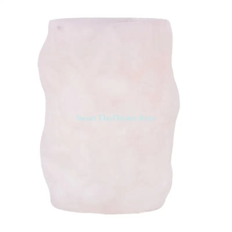 y88c أسطوانة شكل شمعة عيد الميلاد قالب السيليكون لزخرفة حفلة عيد الميلاد