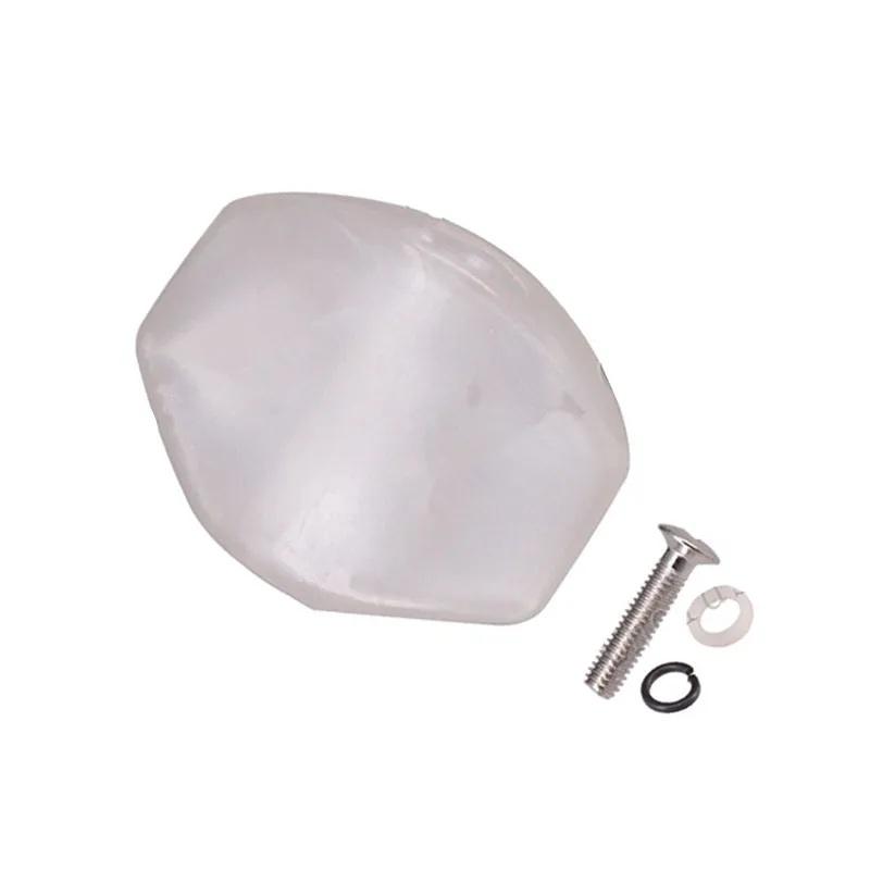 6Pcs/Lot Plastic White Mother Of Pearl Guitar Tuing Pegs Machine Heads Button Knobs Handle Cap Tip With Screws guitar parts