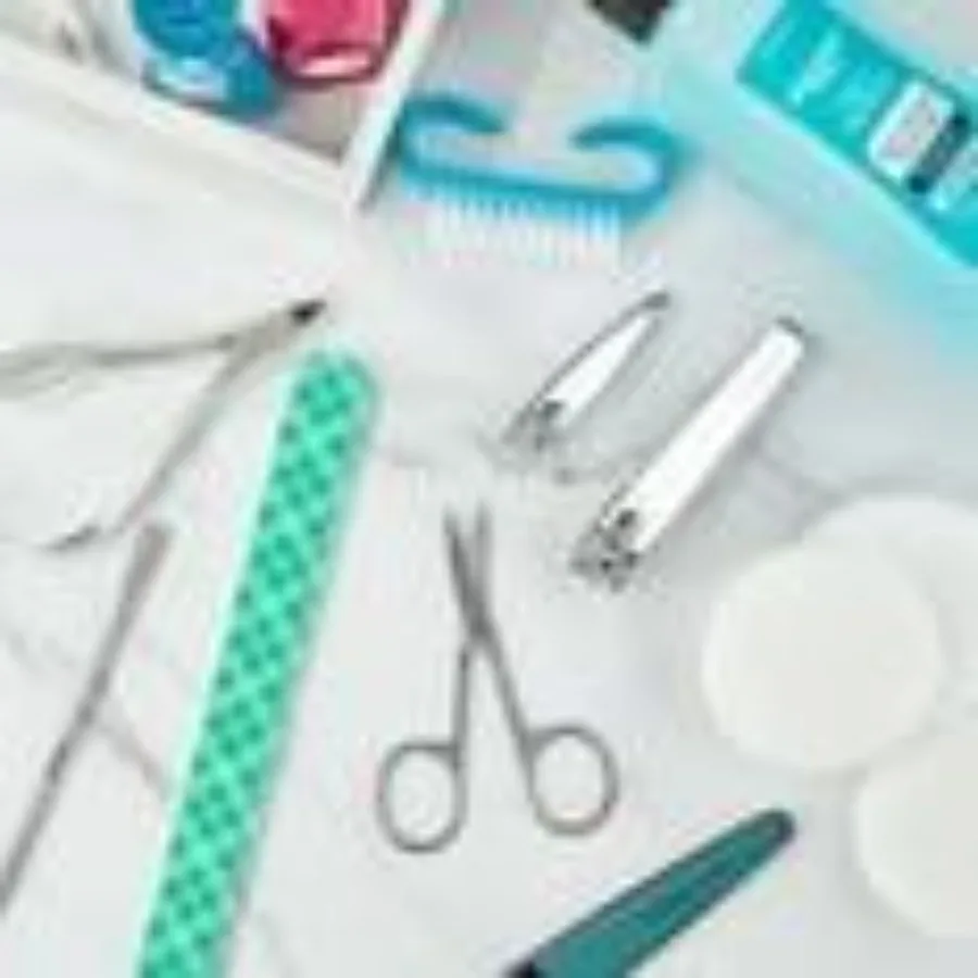 Equate TiptoToe Kit Manicure Pessoal Pedicure 8 Peças