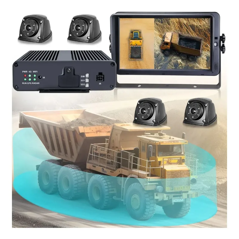 

360 Bird View Truck Camera HD For Special Vehicles Ultimate Surveillance With ADAS GPS