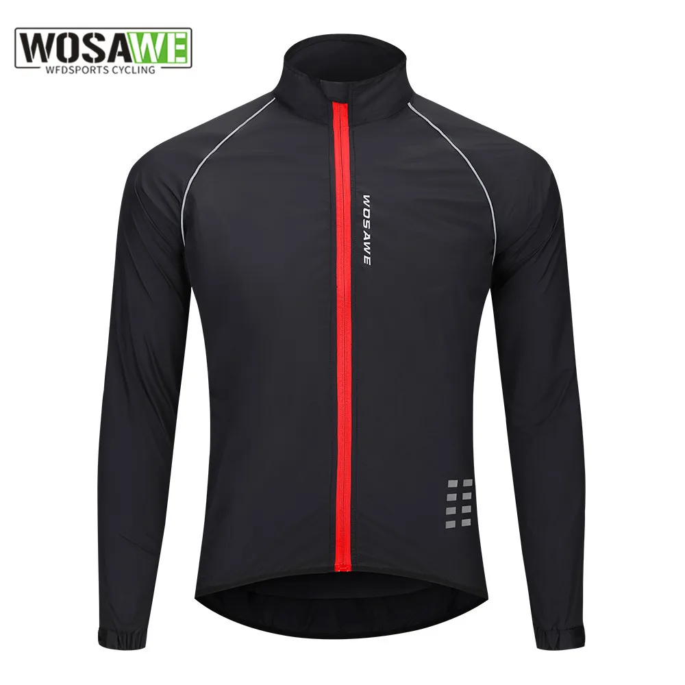 Half Price Promotion Men\'s Cycling Windbreaker Reflective Jacket Windproof Bike Jacket Water Resistant Fishing Camping Jacket