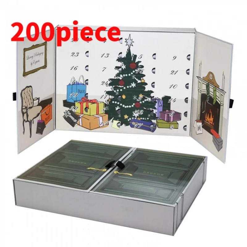 20 0piece. custom. advent calendar box empty custom luxury box