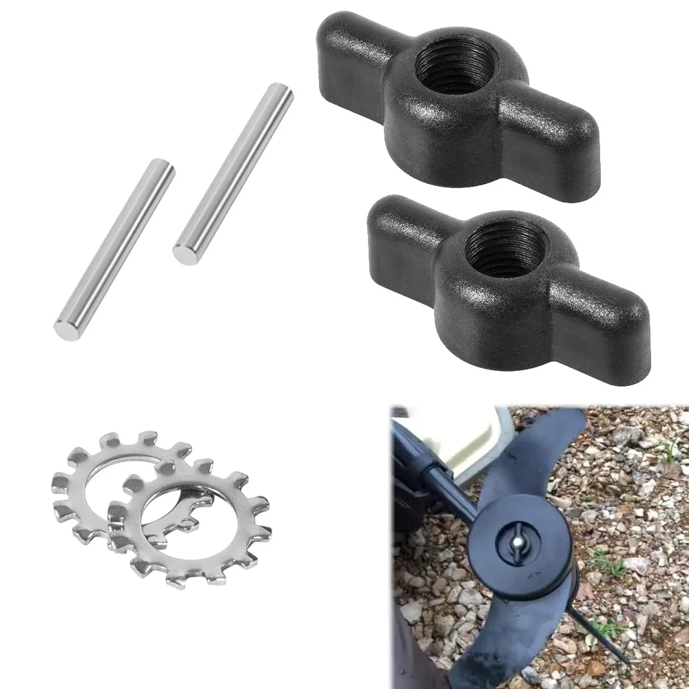 

6 Pack MKP-10 Prop & Nut Kit B Fits for Minn Kota Trolling Motor Includes Prop Nut & Washer 1865011, 1/2 Inch (B)
