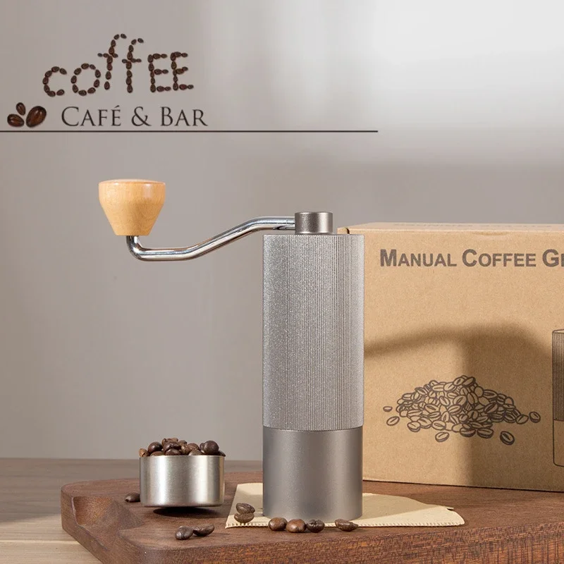 

Hand-cranked coffee bean grinder Italian manual self-grinding coffee bean grinder portable household small hand-grinding machine