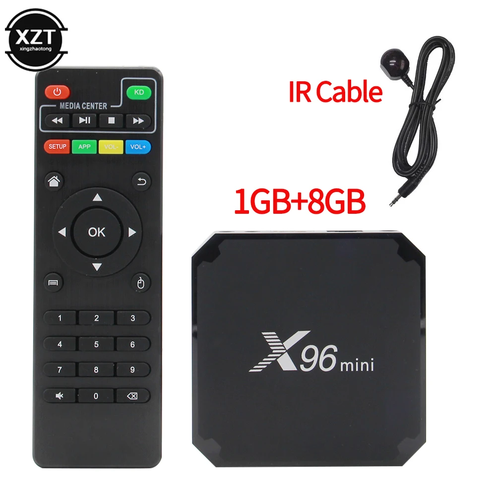 X96 mini X96mini الذكية صندوق التلفزيون أندرويد 11.1 2GB/16GB TVBOX X 96 mini Amlogic S905L H.265 4K 2.4GHz واي فاي ميديا بلاير مجموعة صندوق