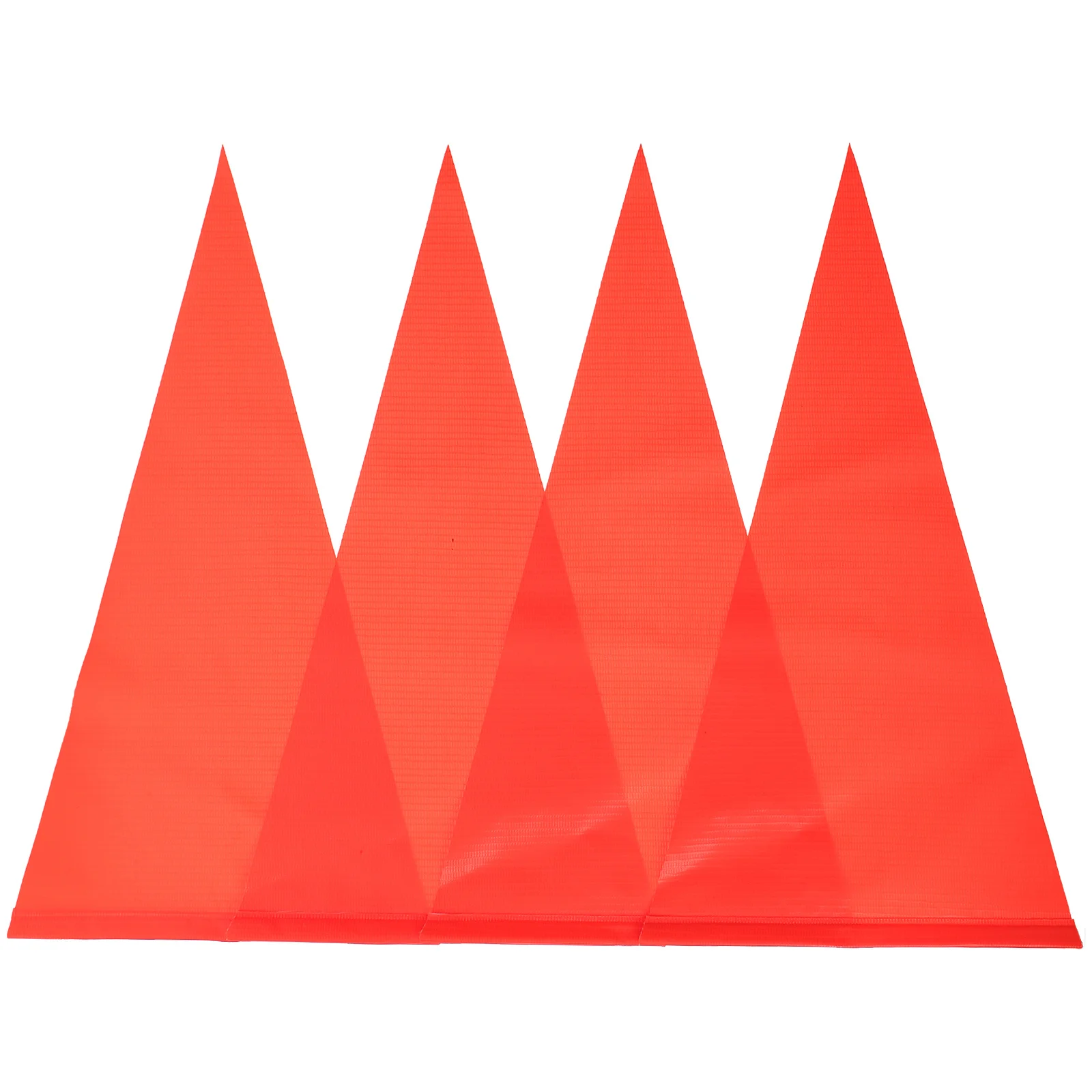 

4Pcs Warning Triangle Flags High Visibility Bike Safety Flag Tear-Resistant Water-Resistant Cycling Accessory for Bicycles