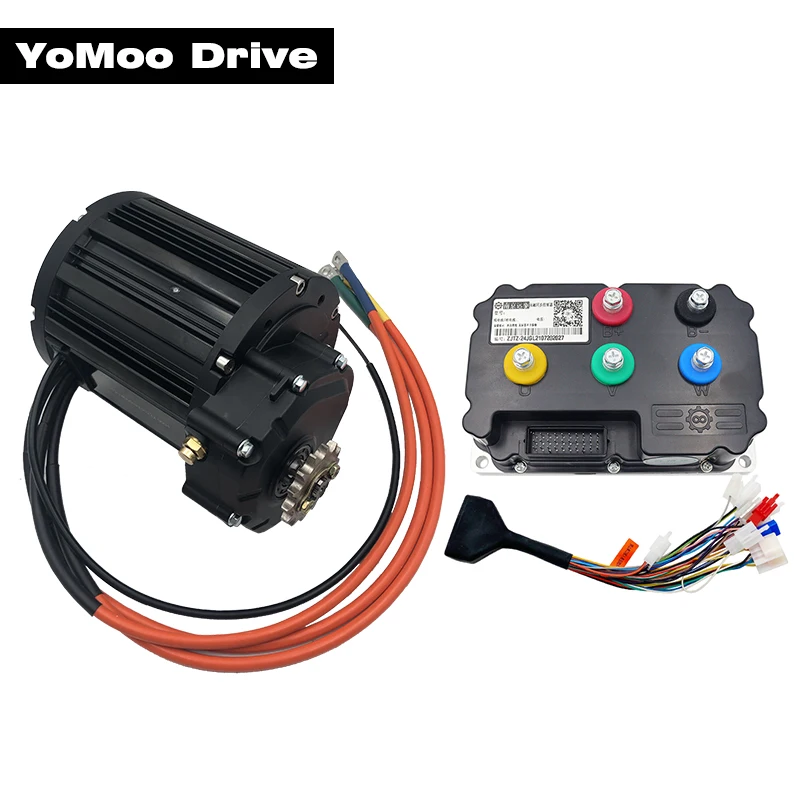 

QS138 90H 4KW V3 110kmh Max 7500W PMSM Mid-drive Motor with Fardriver Controller ND72530/ND84530/ND96530 For Electric Motorcycle