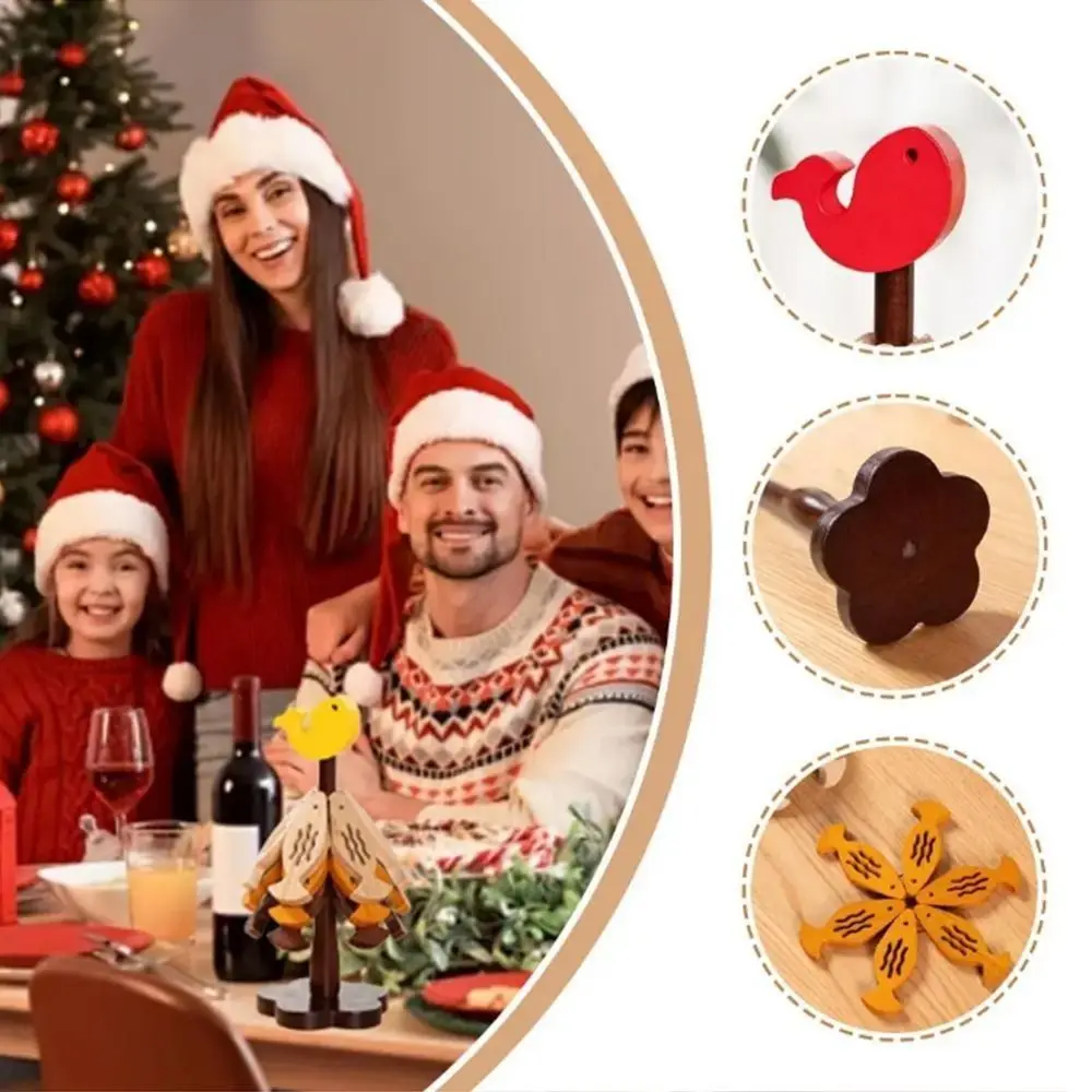 

Creative Tree-shaped Heat-insulating Mat Foldable Non-slip Heat-insulating Coasters Fish-Shaped Pad Bamboo