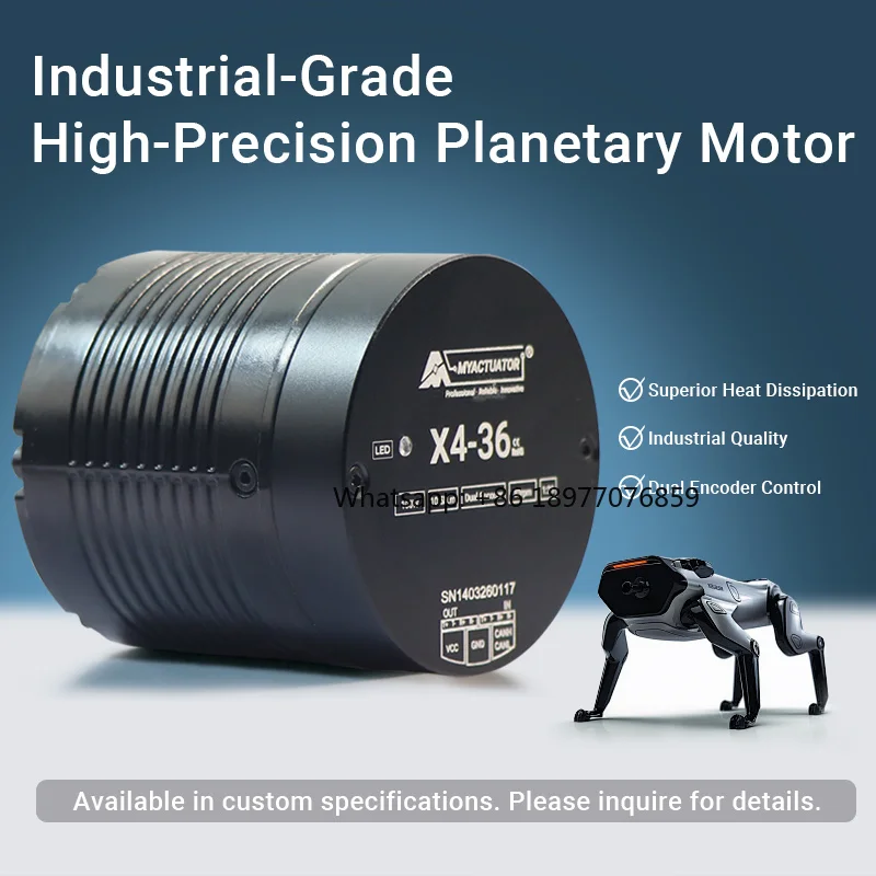 Myactuator X4-36  24v Brushless Dc Motor Servo EtherCAT + CAN New V4 Small Volume Large Torque 36N, M High Precision Robot Joint