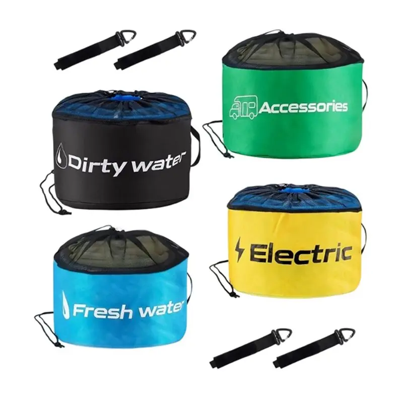 4Pack Waterproof RV Hose Bag Storage Utility Bag For Sewer Hose-A54R