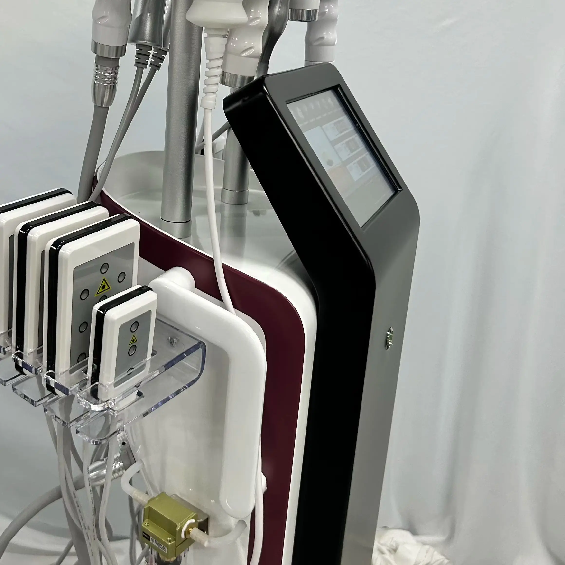 10-in-1 80K Kavitations-RF-Schlankheitsgerät, Vakuum-Cellulite-Reduzierer, Hautstraffung, Anti-Aging, Faltenentfernung, Salon-Gerät