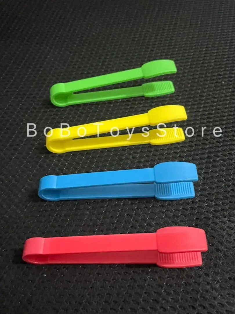 4 pk Rainbow Tweezers - Kids Educational Art Science Fine Motor Skills Learning
