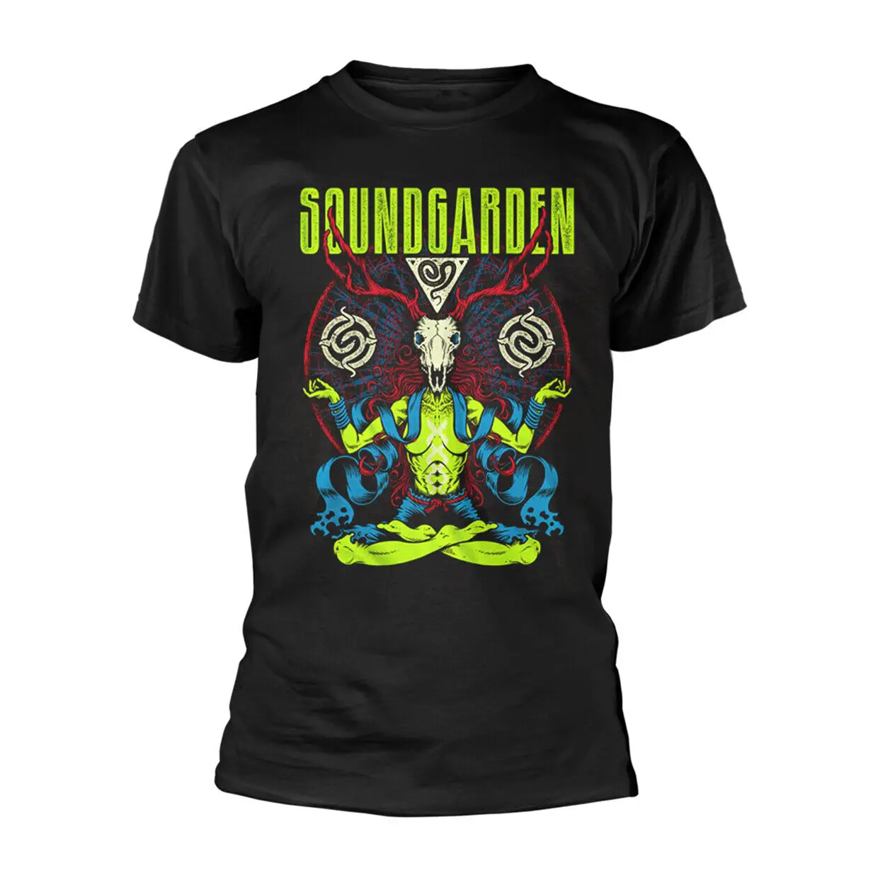 Men'S Soundgarden Antlers T Shirt Large Black