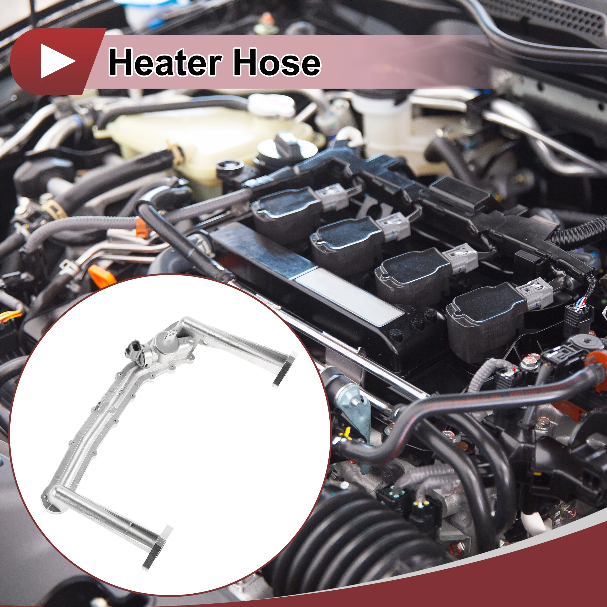 

UXCELL Heater Hose for Land Rover Range Rover Discovery LR4 Rear Coolant Water Heater Manifold Tube Pipe No.LR041788