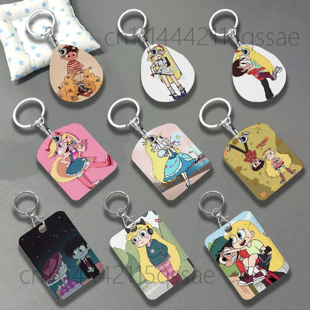 Cute Star vs. the Forces of Evil Protective Case For Apple AirTag/Access Card Holder/Pet Anti-Loss Tracking Device