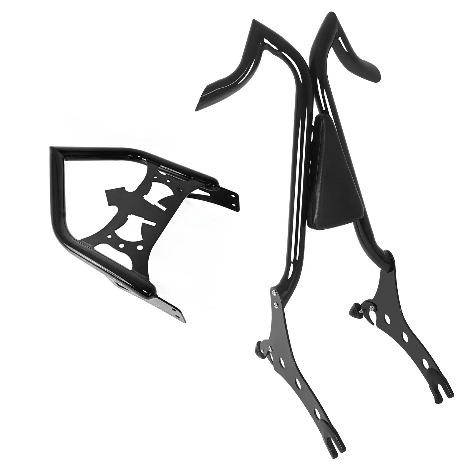 Motorcycle Rear Backrest Sissy Bar With Luggage Rack For Indian Chieftain Roadmaster Springfield Challenger Dark Horse 2014-2025
